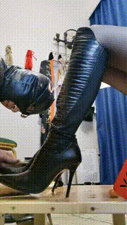 【魔鬼天使】皮靴保养鞋底喂食踩坐头 bf27968