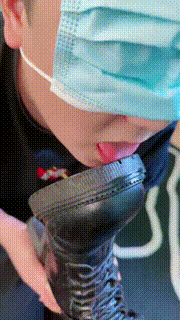 【柒柒学姐】长靴鞋窝气味控制窒息 JS23042703