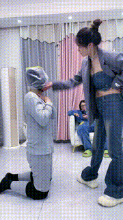 【麋鹿银儿】塑料袋罩头强灌升水窒息暴力耳光鞭打跳踩虐乳 bf27863