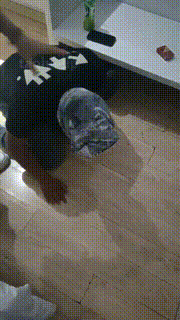 【最抗揍】双素人学生S-运动鞋黑棉袜踢踹闻舔 bf32401