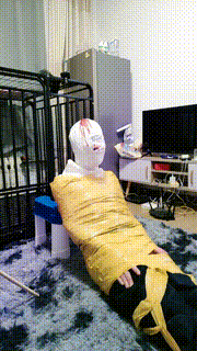 【百变小妈】全包藤条鞭打木乃伊狗【双视角版】JS241231-15_2