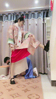 【嘉妮】娘娘惩罚小太监-转胯踩踏舔肉丝皮鞋 bf31391