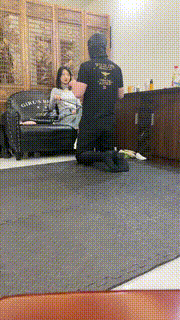 【琳嘉】双S-小白鞋+网袜诱惑踩踏恋足舔鞋 bf26670