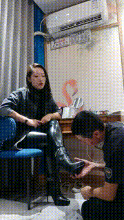 【冷御女王】高跟短靴裸足恋足舔 bf33561