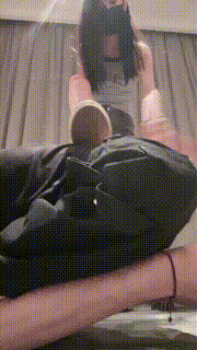 【阿月】帆布鞋原味黑袜辱-踩狗爪-鞭打-舔脚趾 bf30755