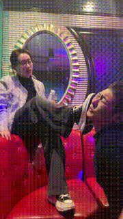 【明明】KTV帆布鞋原味棉袜玩狗【上】 bf26516