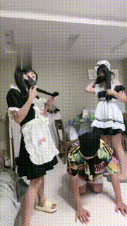 【礼礼大人&amp;ampamp悠蔻大魔王】老板教训双女仆反被调成狗（双视角）bf18000_2