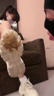 【星期六】小白鞋棉袜开发强迫狗 bf20630