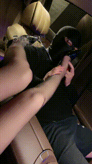 【简一】富二代车内舔原味黑丝 bf16104