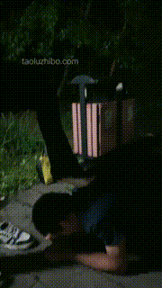 【沐苒】模特户外遛狗 bf14952