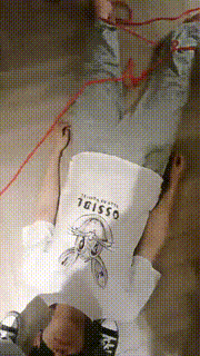 【米小唐】高帮帆布鞋御姐-踩头掐播窒息捆绑 bf28188