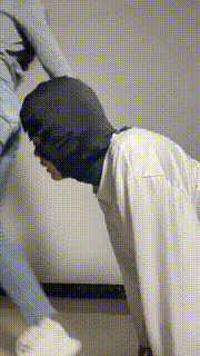 【甜恬】牛仔裤坐脸-运动鞋白袜辱bf51516