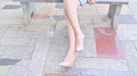 【SSA丝社】 短片 NO.239 淑贞 蓝色短裙