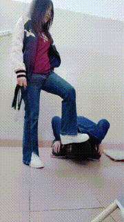 【Nubias】小白鞋踢踹-鞭打耳光JS250320-4