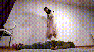 【初九】帆布鞋踩(未流出视频独家发布)