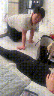 【芸熙】外卖员请假过来应聘家奴 bf11236