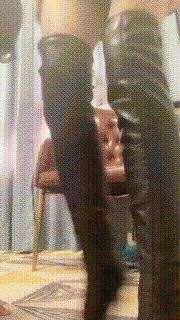 【成都DS女王】长靴原味丝袜辱狗 bf20168