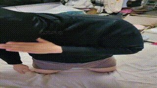 【小羊咩咩】自己抽耳光_棉袜脚踩踏JS250110-5