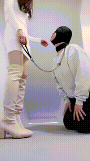 【莫莉】车模商场楼道踩虐狗 bf21397