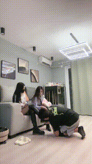 【伊楠】双S-长靴踢踹全体重踩舔脏鞋【双视角版】 bf32468_2