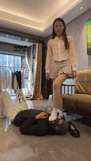 【伊未】腿绞-转胯狗爬-皮鞋白袜踩bf51577