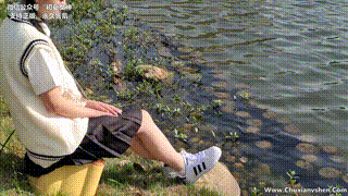 【初夏女神 】NO.061 念念 春秋JK套搭配三叶草贝壳头鞋