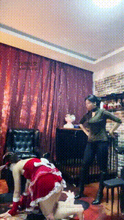 【冷颜】狗笼囚禁圣诞女神命令发骚JS241230-38