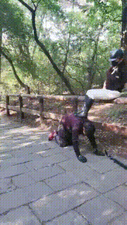 【魔鬼天使】风景区骑马爬坡挑战极限【完整版】 bf29170_2