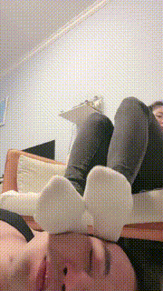 【鹿梦兮】超臭白棉袜捂脸塞嘴窒息 bf25164