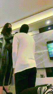 【禾末】超酷皮衣S-高跟碾压狗头舔皮手套虐乳脚耳光腿绞 bf25566