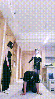 【茹雪】续集-美甲店双S-关狗笼-碾压踩-藤条鞭子抽【双视角版】bf31115_2