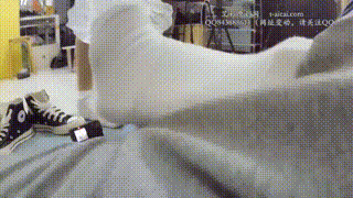 【婧児小主】晓G全语言帆布鞋脏白袜踩头顶 踩踹审讯处决 GP824E跟随 YC-220523-6