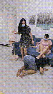 【朱迪女王】双S-伺候洗脚踩踏喂食【双视角版】 bf33243_2