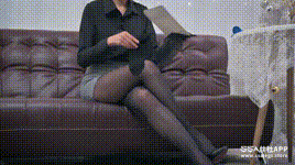 【SSA丝社】 评测 NO.159 君君 试穿国产拉贝拉品牌无痕珠光丝袜