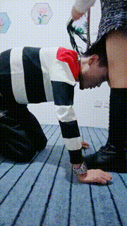 【BiBi】长靴捂白袜原味辱狗耳光 bf25355