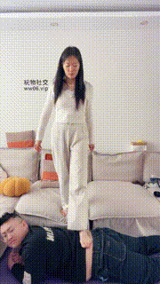 【埋汰】骑马胯下辱玉足踩踏JS250101-4