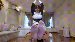 【鹿角与猫爪】白丝修女的足底责