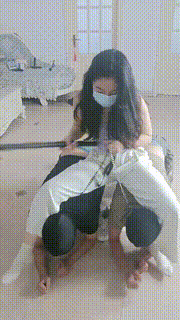 【夏夏S】骑马双狗虐打闻舔小白鞋白袜【双视角版】 bf32970_1