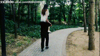 【傲柔 】户外公园虐骑马奴