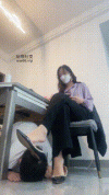 【漫漫大人】桌底视角-卑微舔脏鞋JS250321-25